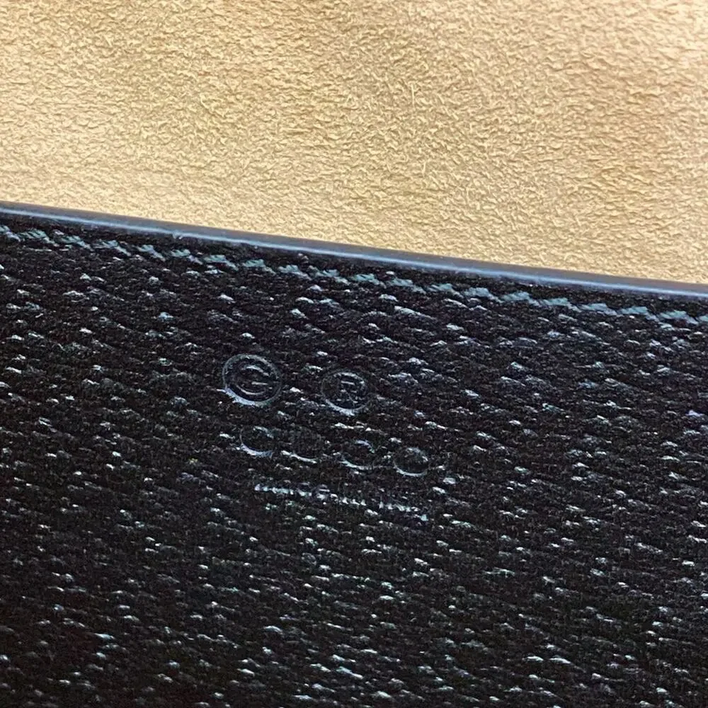 Gucci Ophidia Handbag 719882 Black Green Red